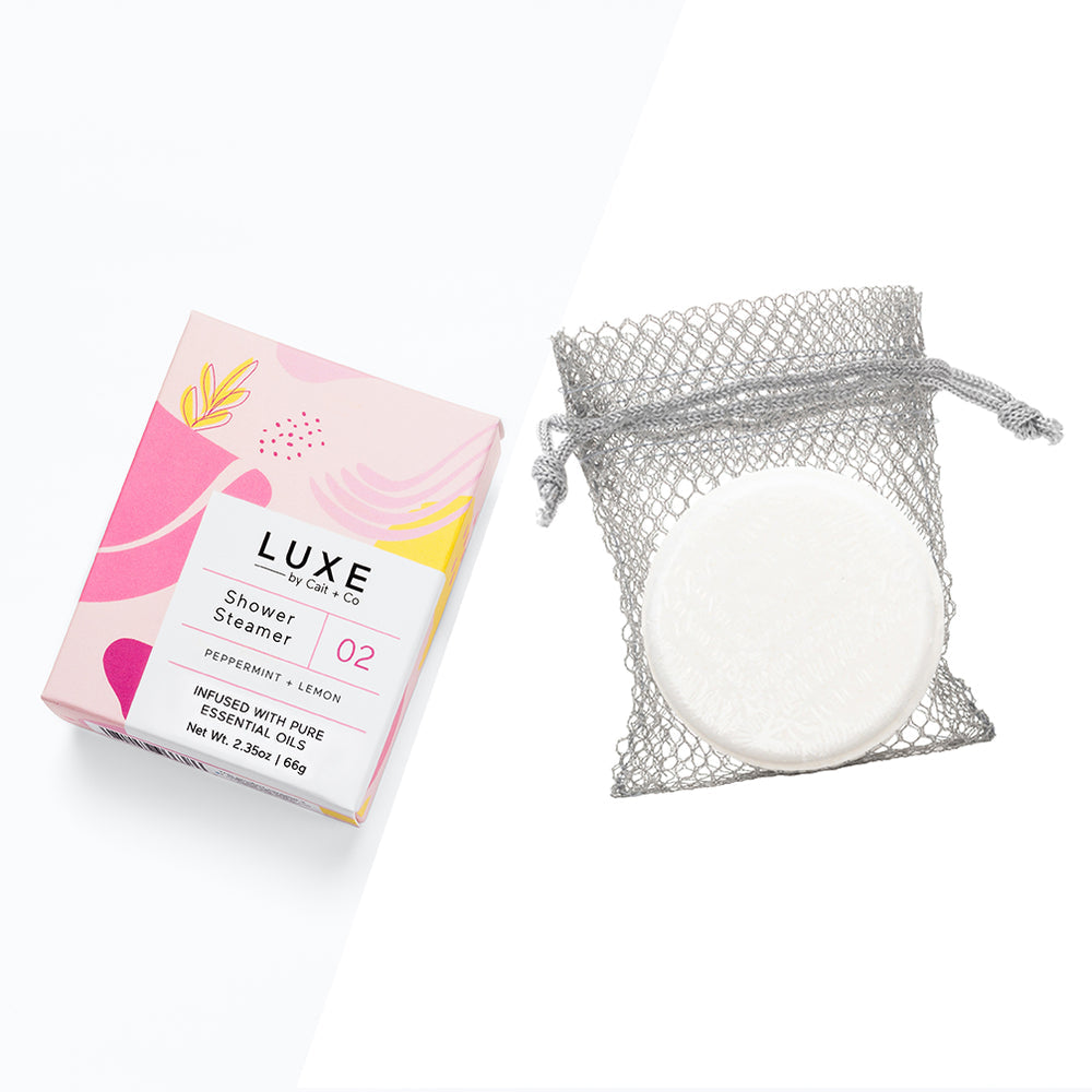 Luxe Apothecary: Peppermint + Lemon Shower Steamer