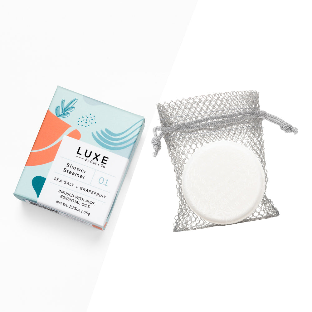Luxe Apothecary: Sea Salt + Grapefruit Shower Steamer