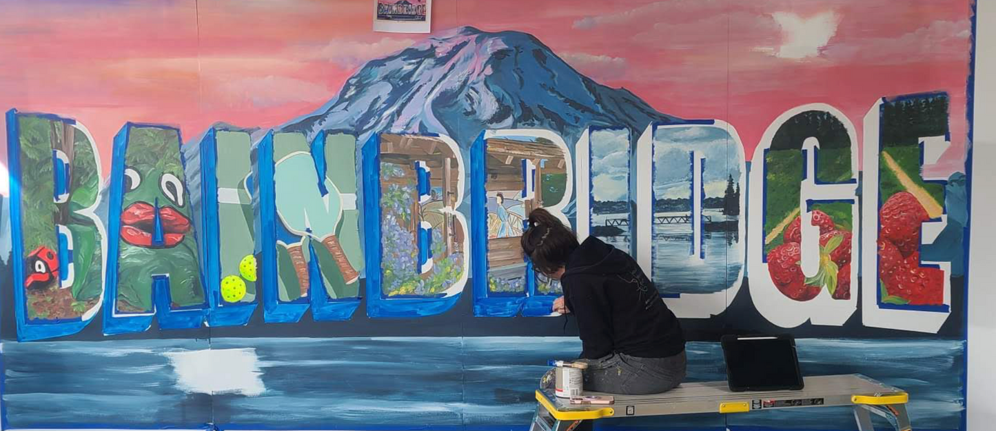 Bainbridge Mural Post Card