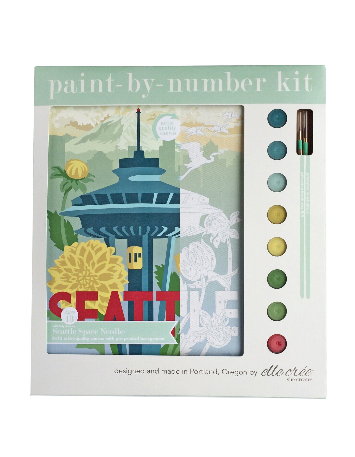 8x10 canvas kit | Seattle Space Needle