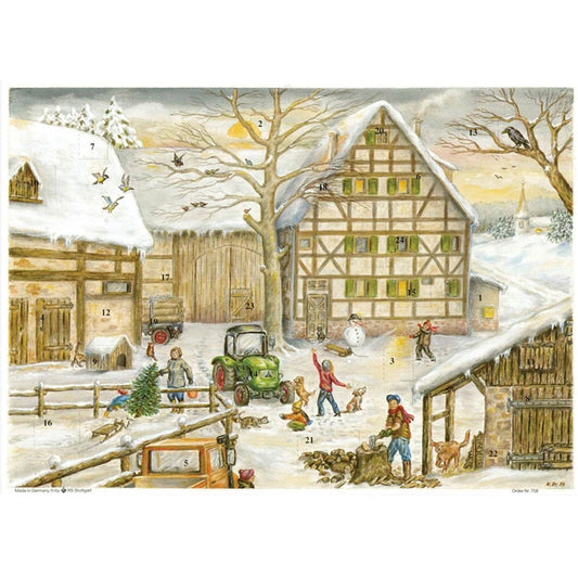 Advent calendar “Winter on the farm” 758