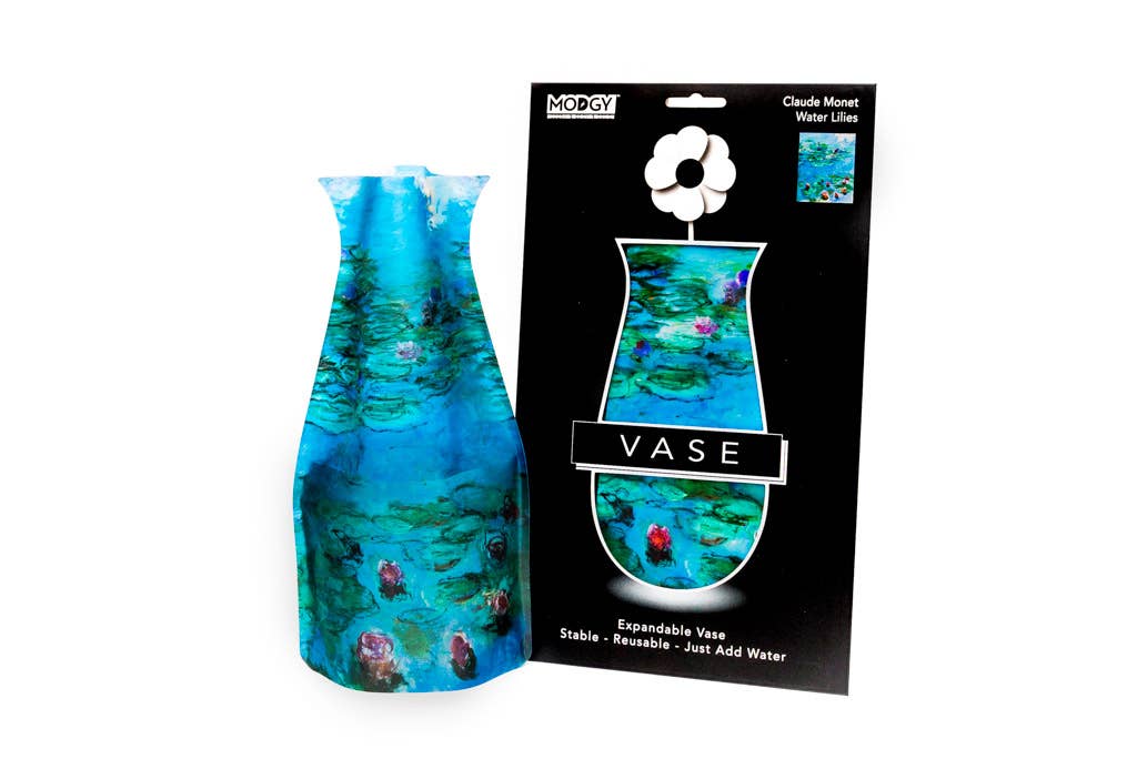 Modgy Expandable Vase - Monet Water Lilies FAMSF