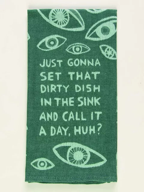 Dish In The Sink Dish Towel