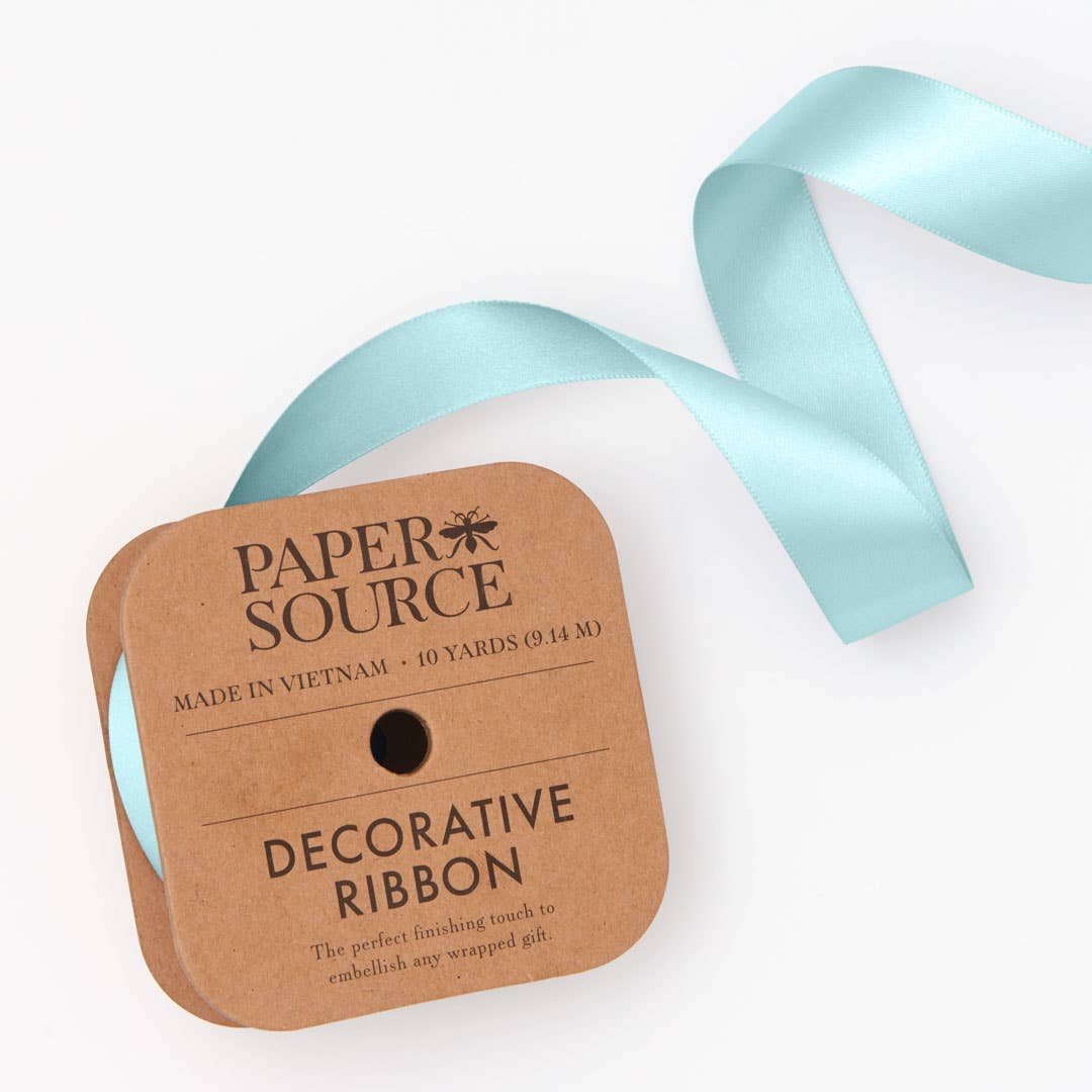 Satin Ribbon 1" Width: Antique Gold