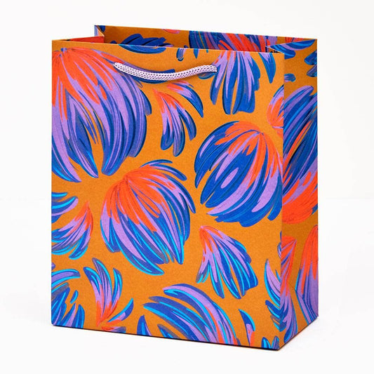 Floral Feather Gift Bag: Medium
