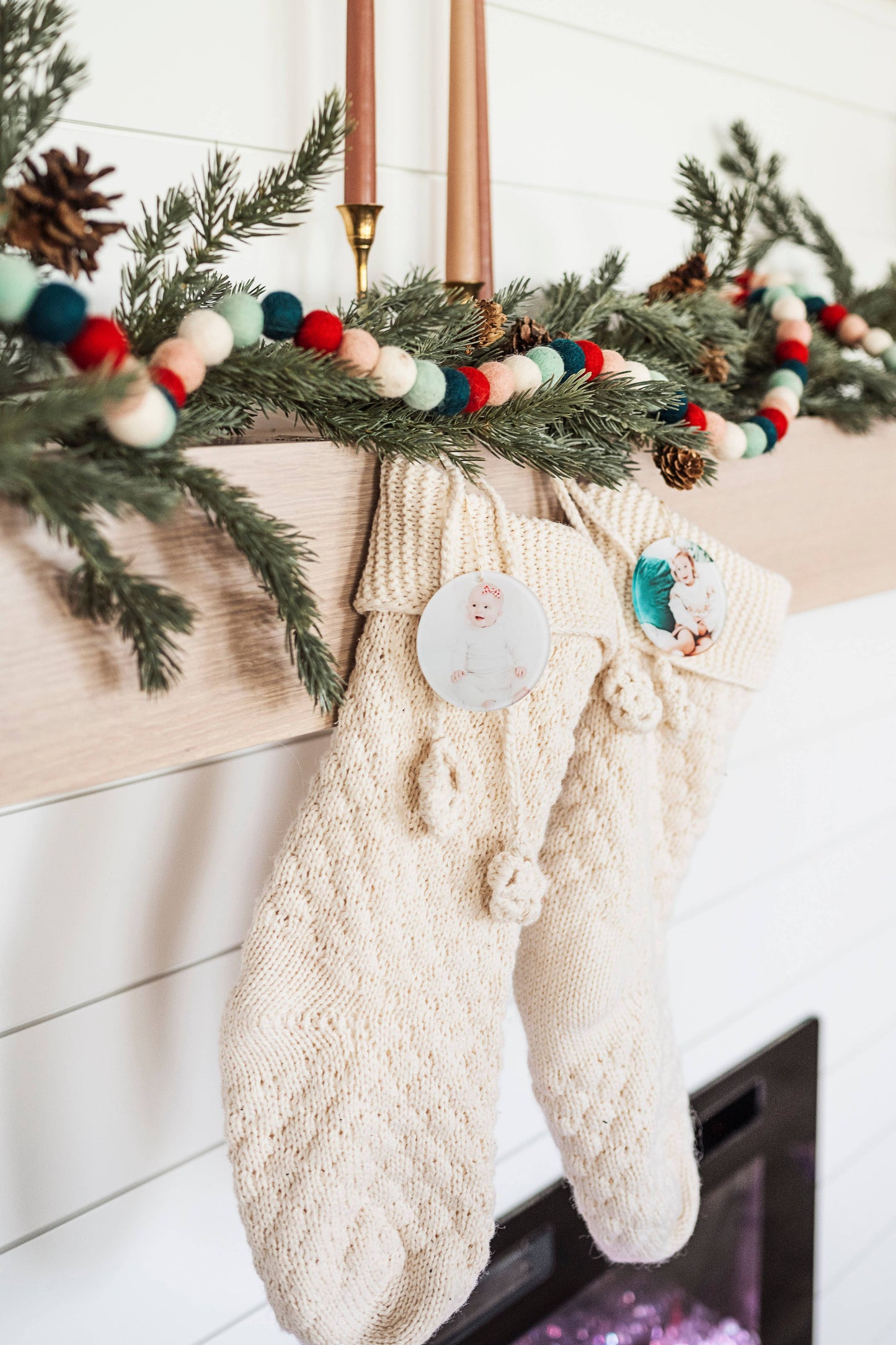 Falalalala Wool Ball Garland: 1 pack