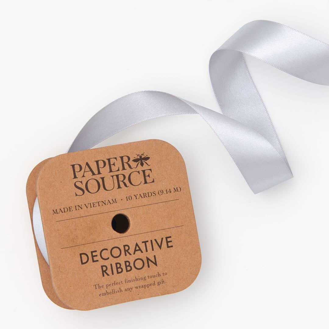 Satin Ribbon 1" Width: Antique Gold