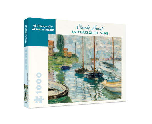 Claude Monet: Sailboats on the Seine 1000-Piece Jigsaw Puzzle