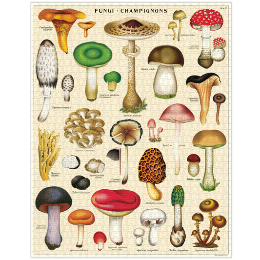 Vintage Mushrooms Puzzle