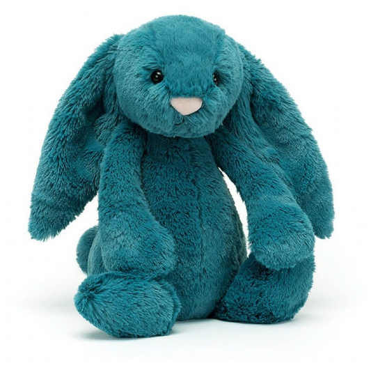 Bashful Bunny, Medium - Mineral Blue