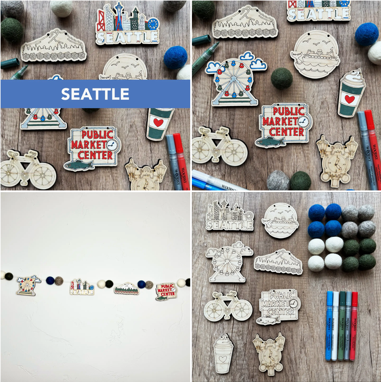 Seattle DIY Craft Garland