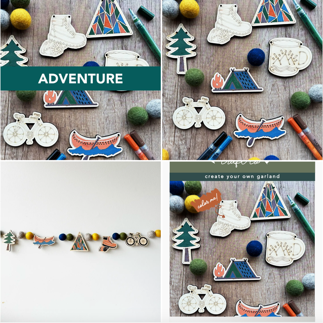 Adventure DIY Craft Garland