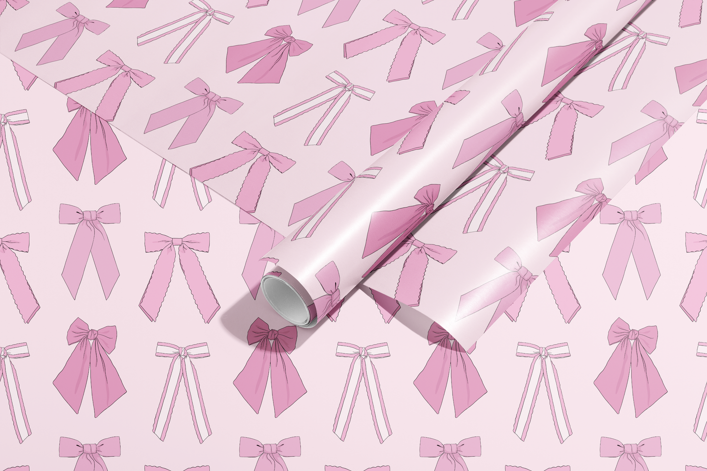 Pink Bows, Coquette Aesthetic, Wrapping Paper