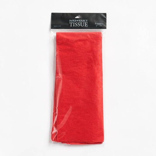 Solid Tissue Paper: Red