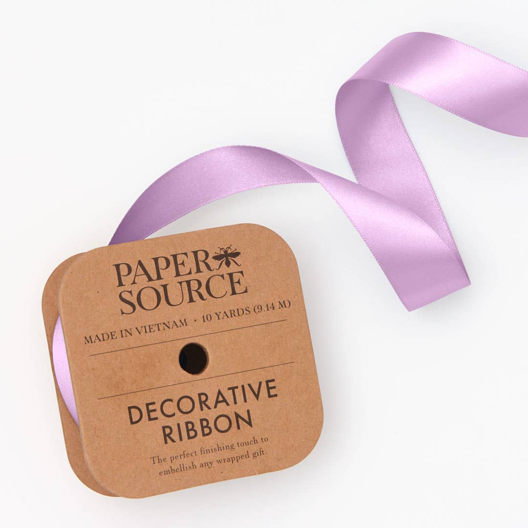 Satin Ribbon 1" Width: Antique Gold