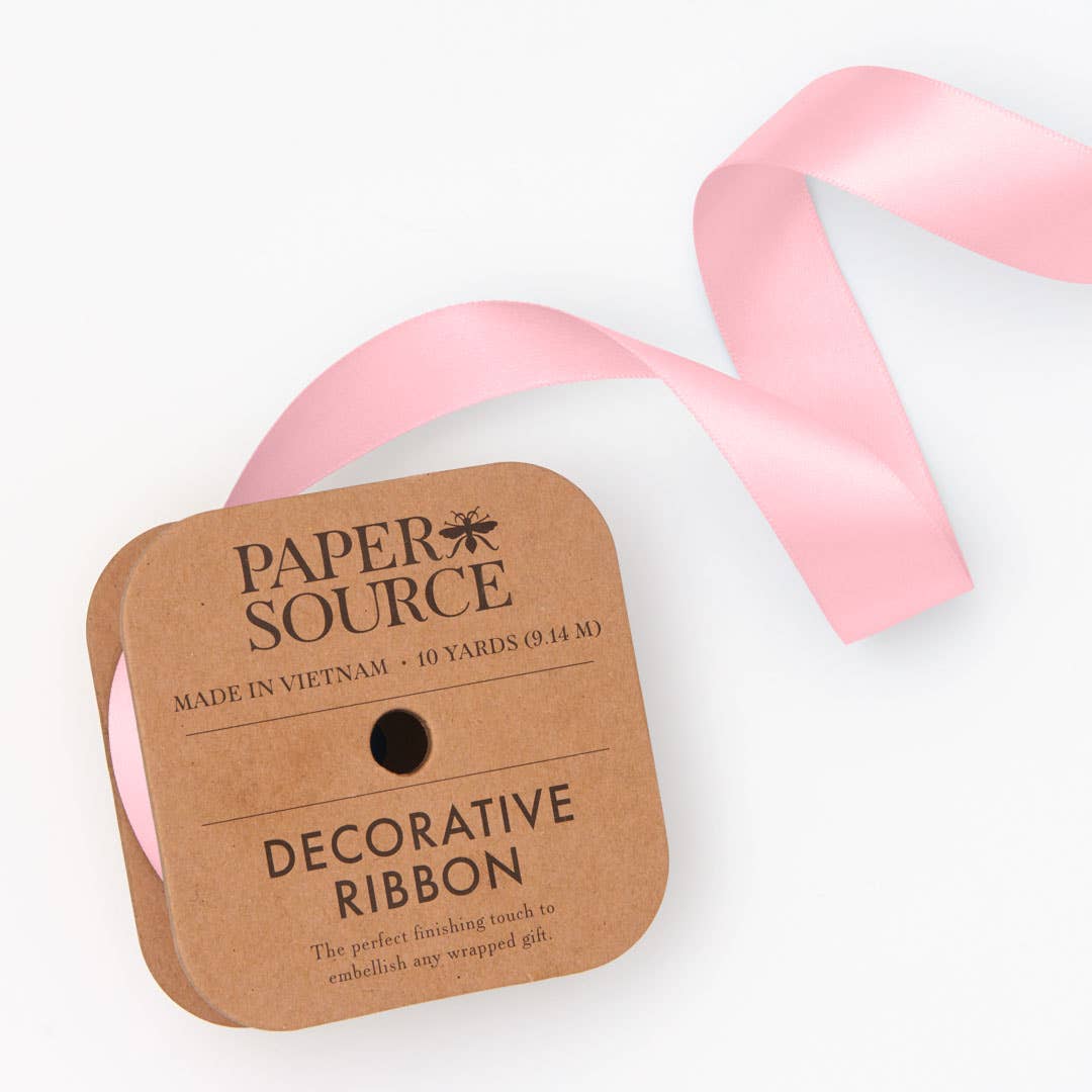 Satin Ribbon 1" Width: Antique Gold