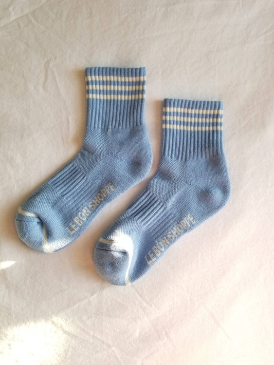 Girlfriend Socks - Parisian Blue