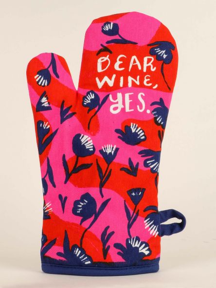 Dear Wine, Yes Oven Mitt