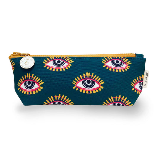 Skinny Zip: Eye Dark Teal