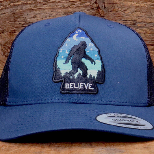 Bigfoot Believe Hat - Navy