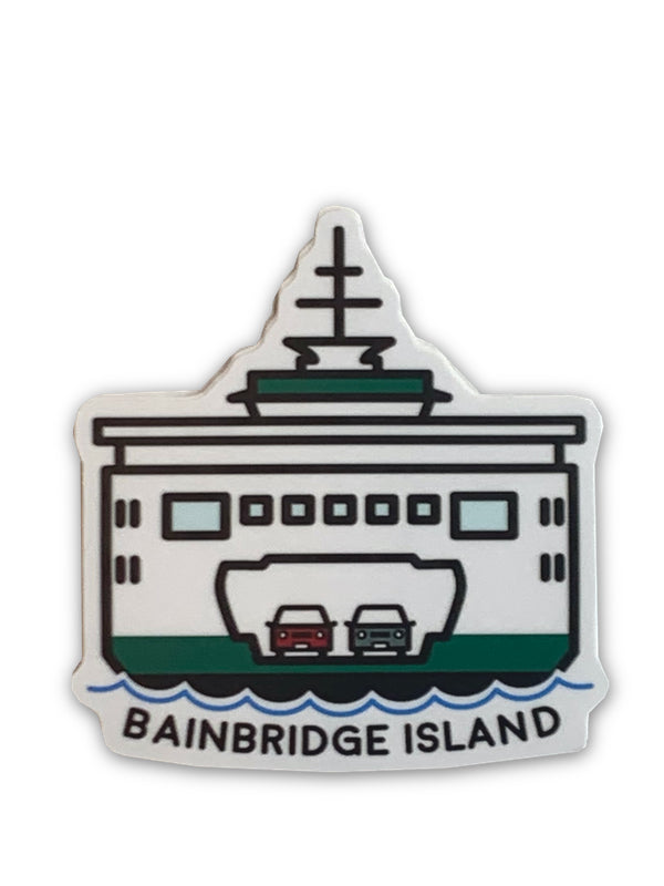 Ferry Boat Front Sticker