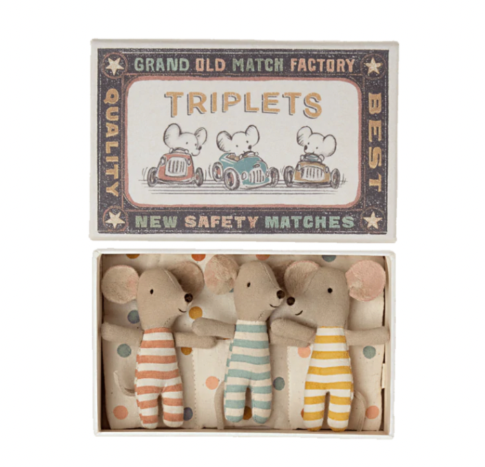 Baby Triplets in a Box by Maileg