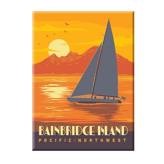 Bainbridge Sailboat Magnet